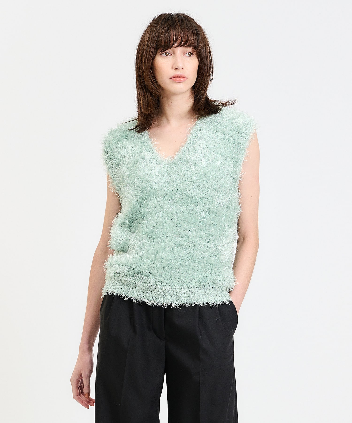 ESTNATION / フェザーVネックニットベスト｜ESTNATION ONLINE STORE｜エストネーション 公式通販