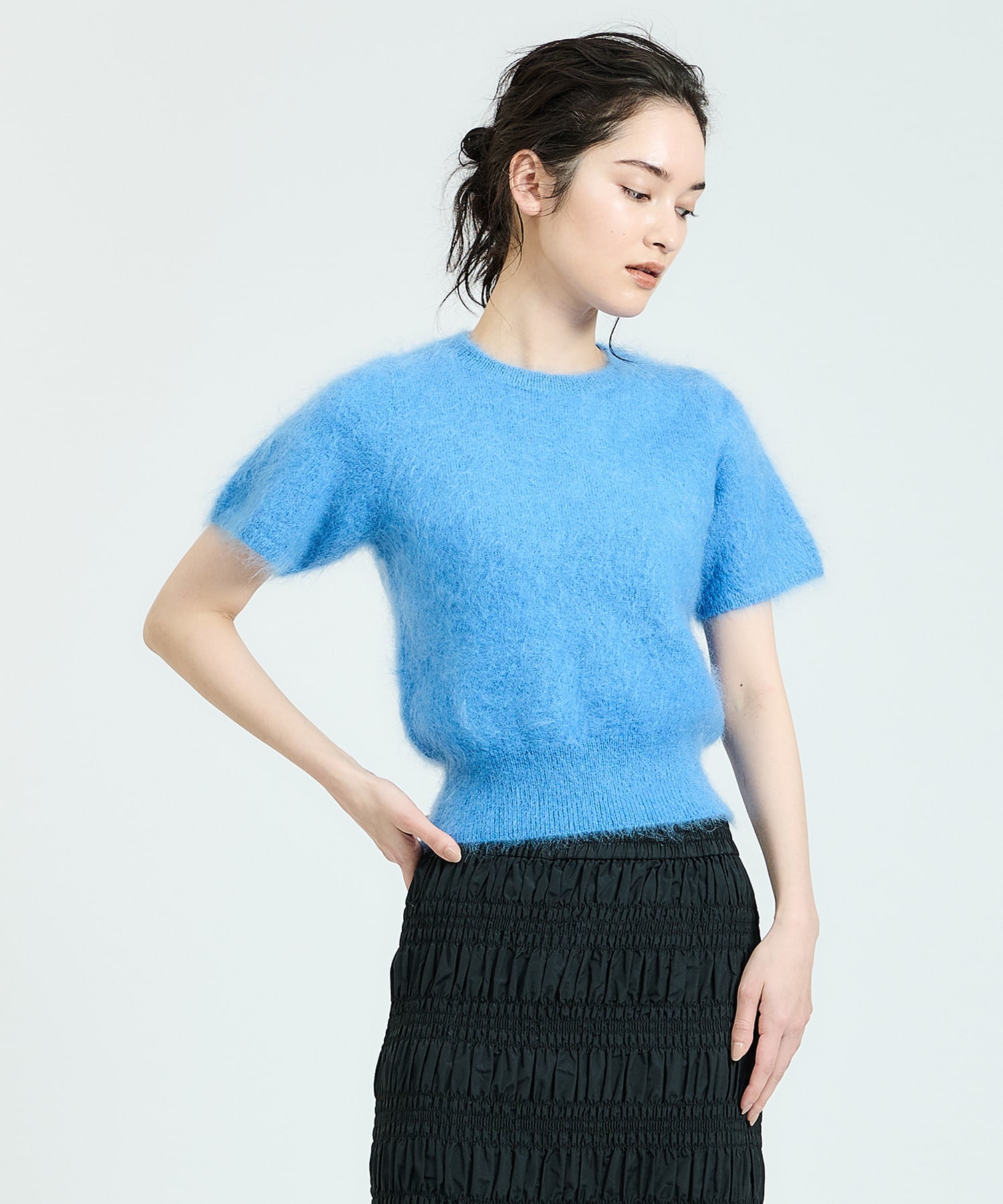 ESTNATION / モヘヤハーフスリーブニット｜ESTNATION ONLINE STORE｜エストネーション 公式通販