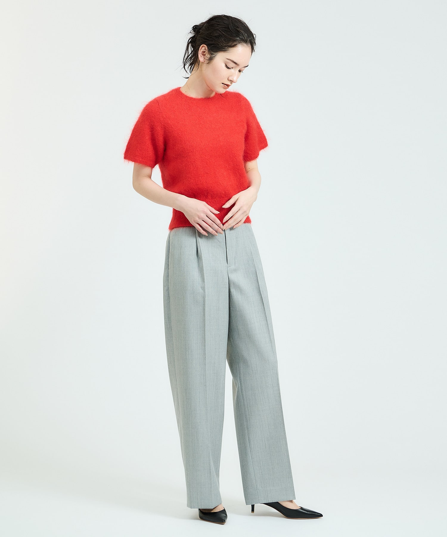 ESTNATION / モヘヤハーフスリーブニット｜ESTNATION ONLINE STORE
