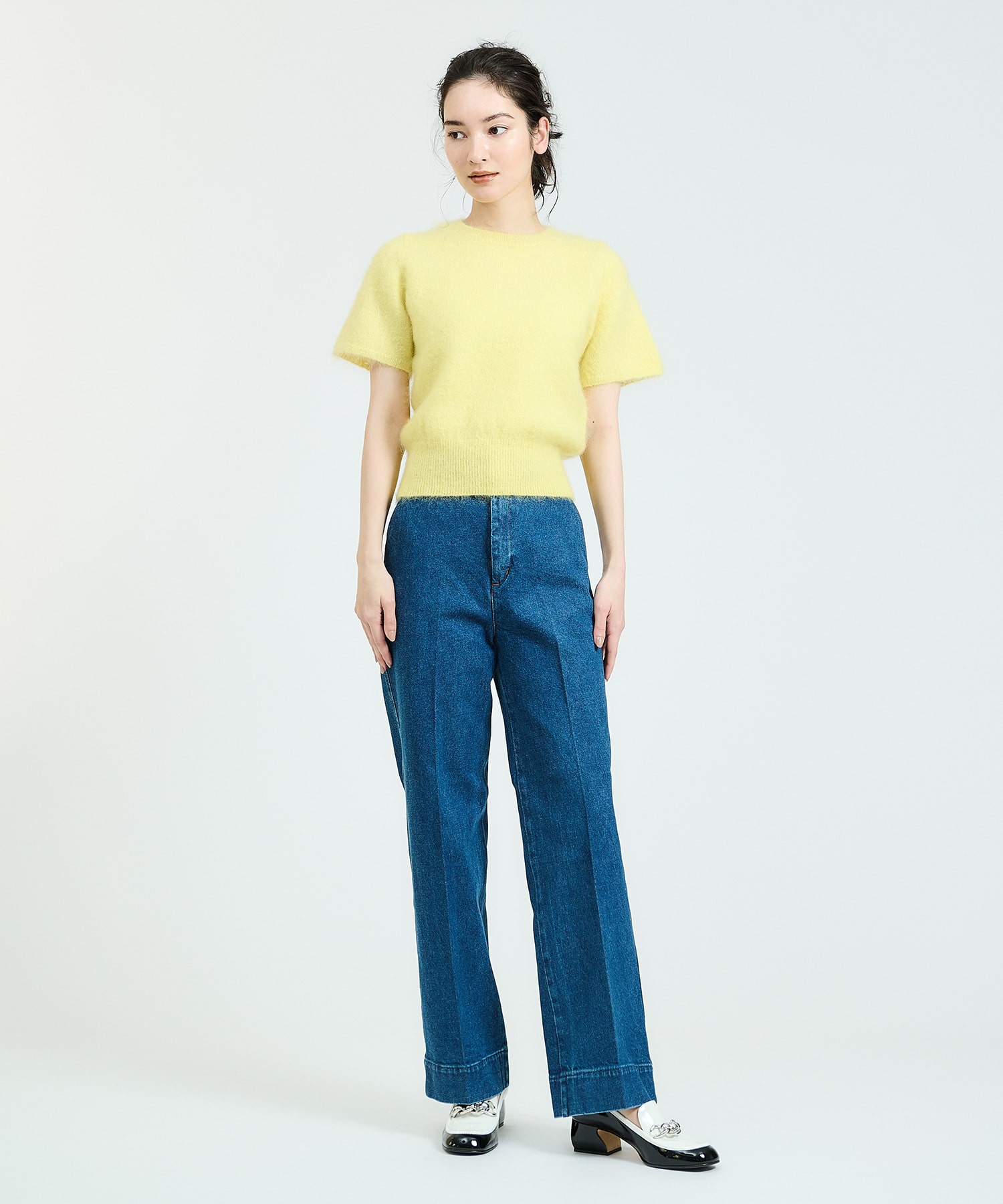 ESTNATION / モヘヤハーフスリーブニット｜ESTNATION ONLINE STORE