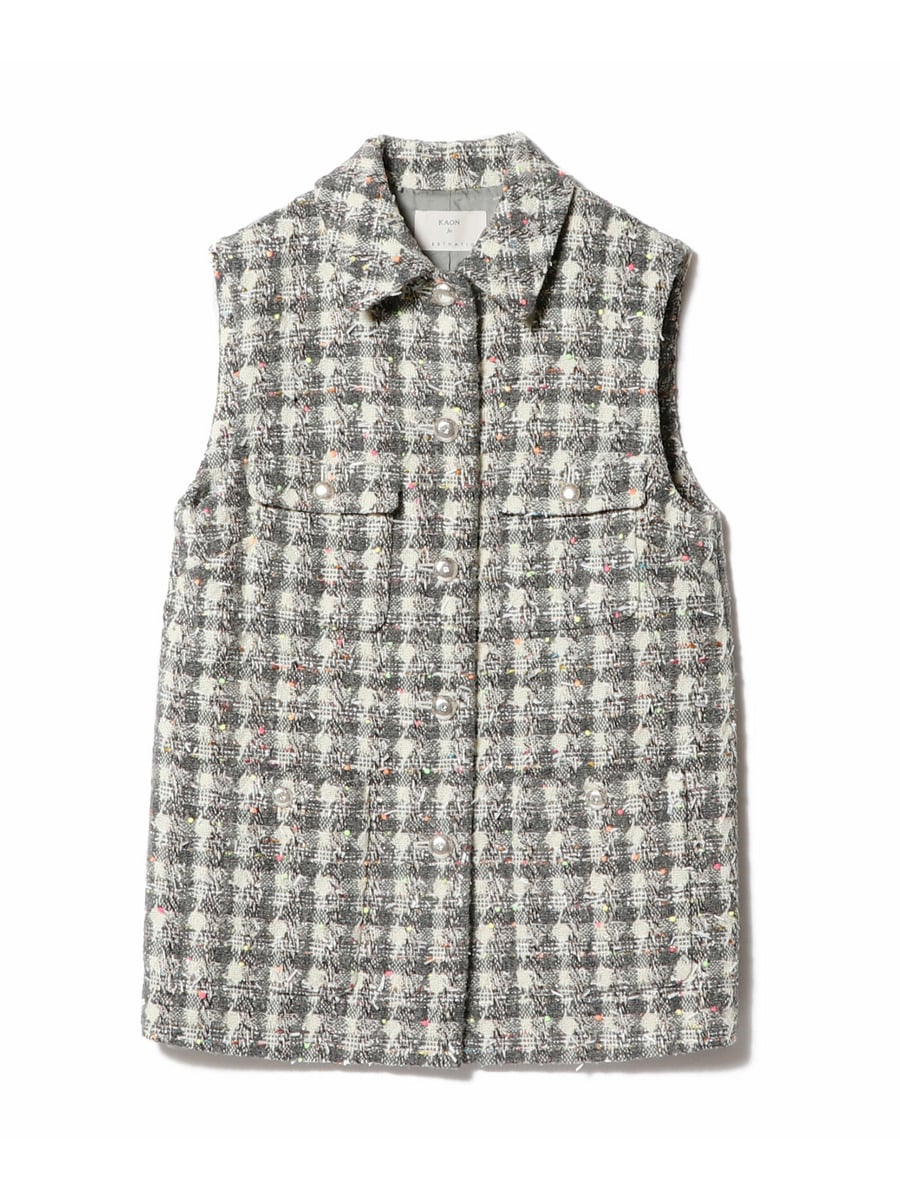 Kaon / チェックツイードジレ｜ESTNATION ONLINE STORE 