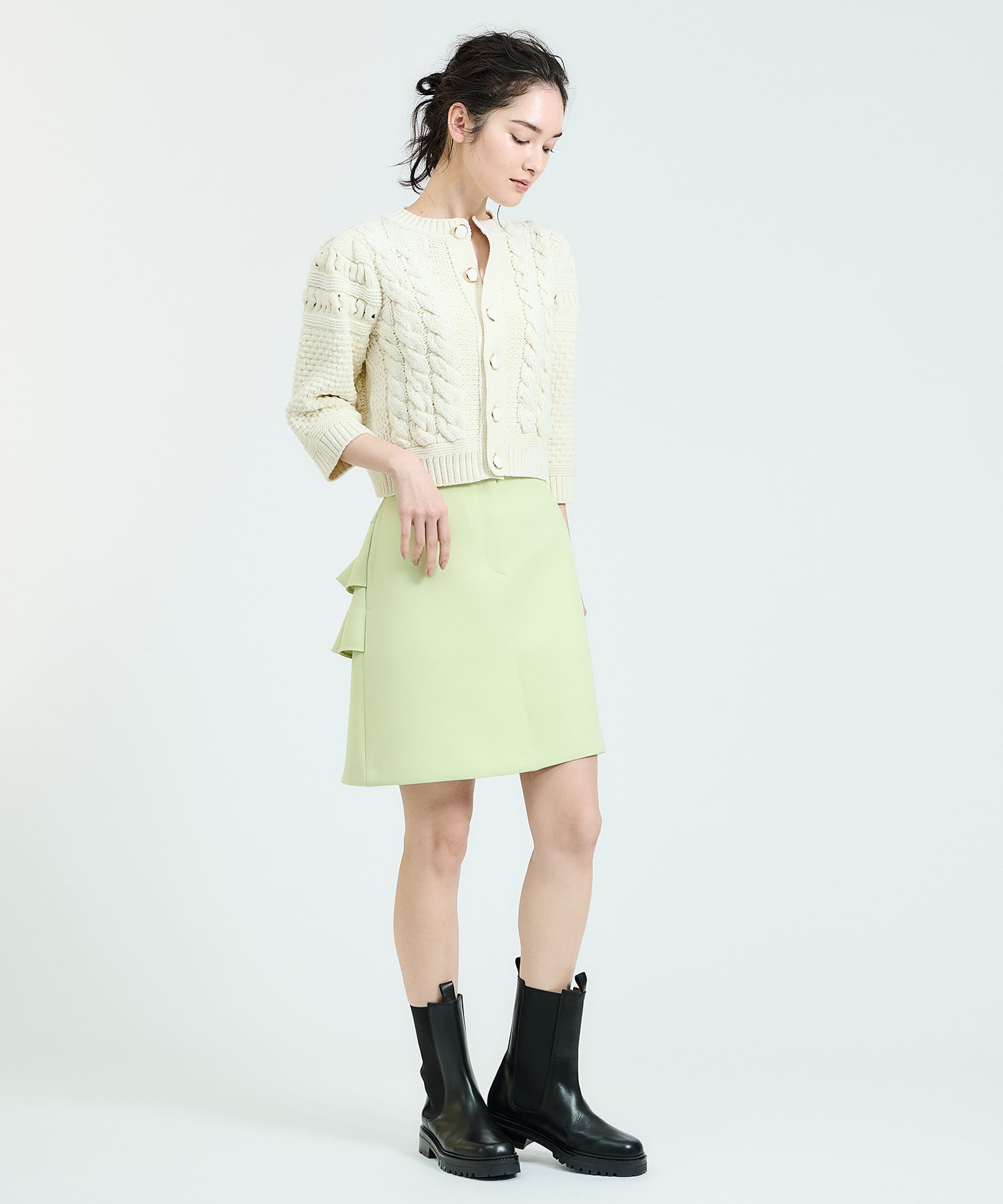 Kaon / バックフリルミニスカート｜ESTNATION ONLINE STORE 