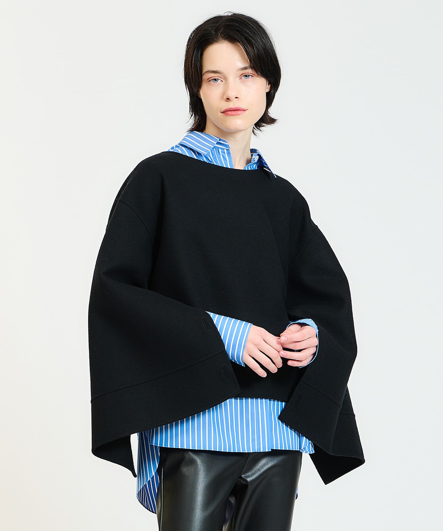 Col Pierrot for ESTNATION / ダブルフェイスメルトンプルオーバー｜ESTNATION ONLINE  STORE｜エストネーション 公式通販