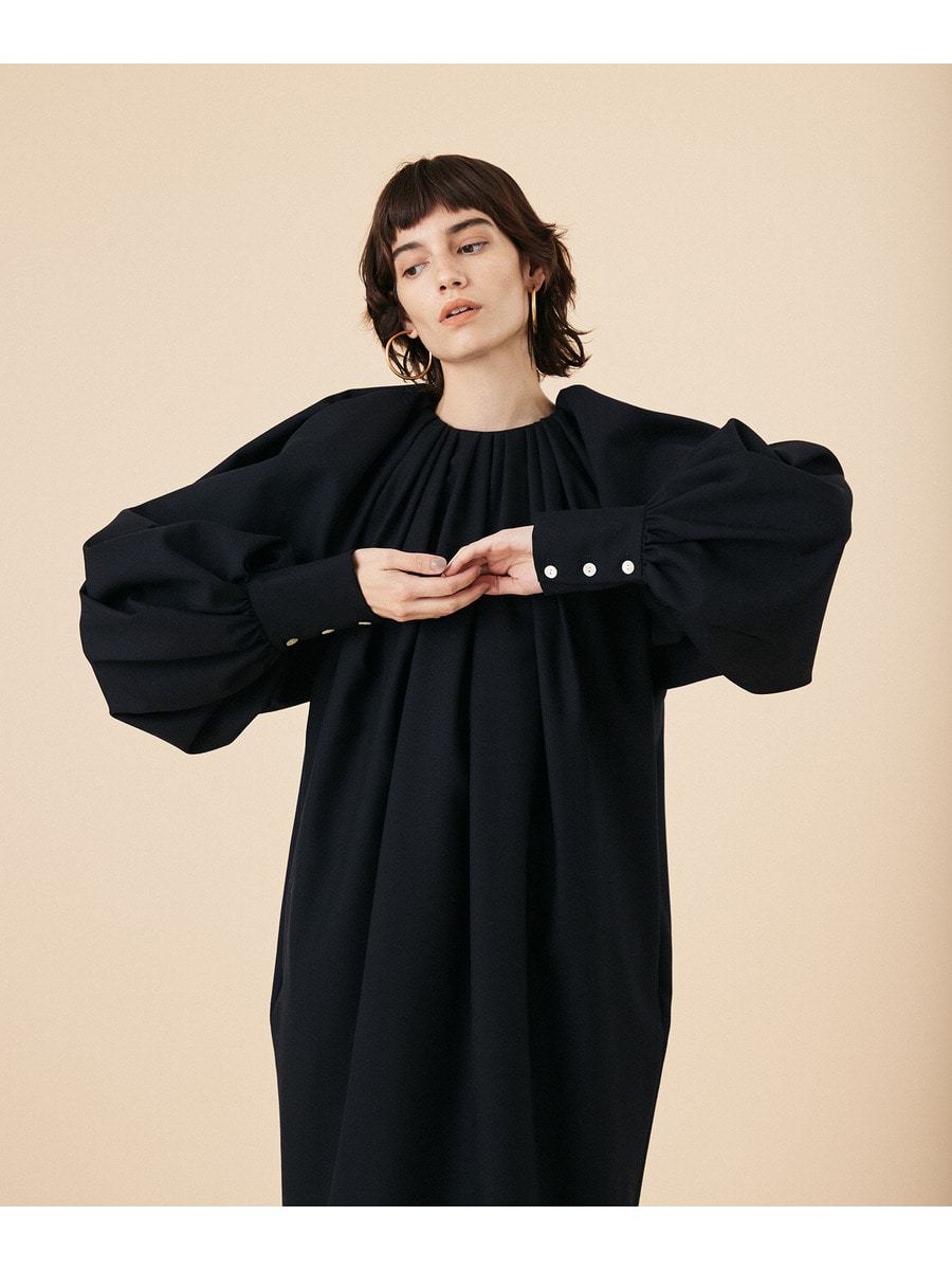MERCURYDUO（マーキュリーデュオ）の「バックタックボリュームスリーブワンピース（ワンピース）」 - WEAR