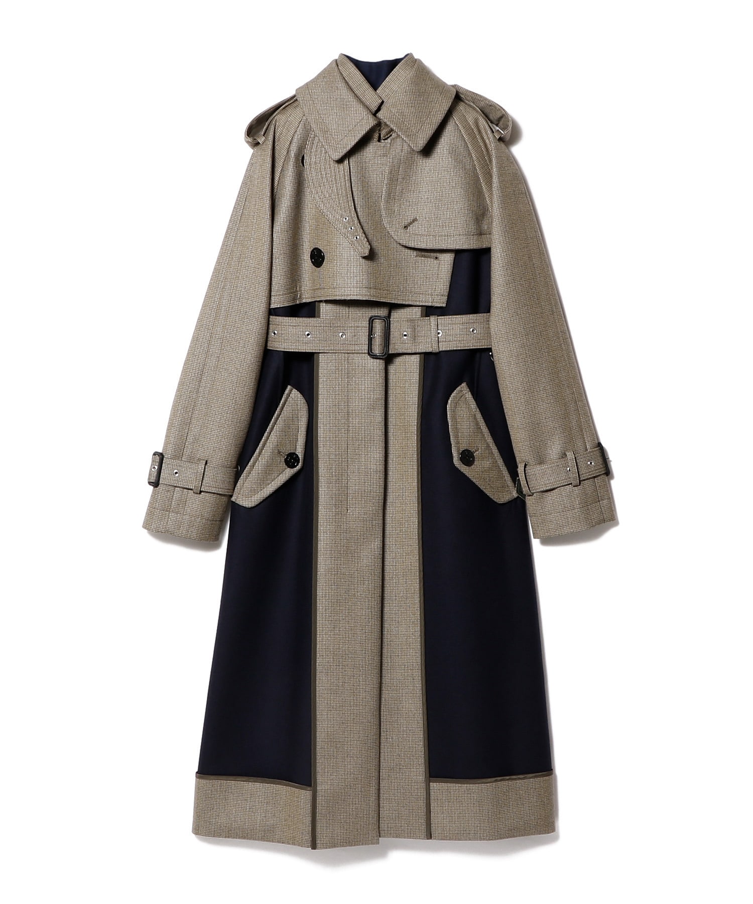 sacai トレンチコート　ショート