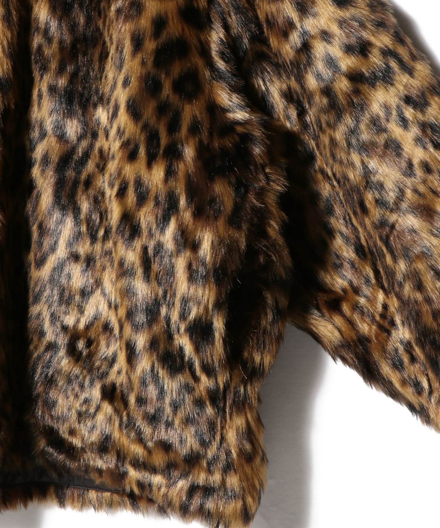 リバーシブルレオパードブルゾン - www.ajmal.pk 新しい リバーシブルレオパード柄フェイクボア&デニムジャケット M.P Studio Gジャン/デニムジャケット