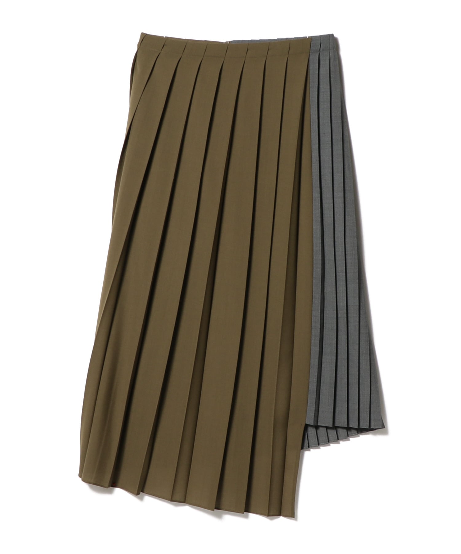 【送料無料】sacai（サカイ）サイドプリーツスカート ひざ丈スカート 最も完璧な