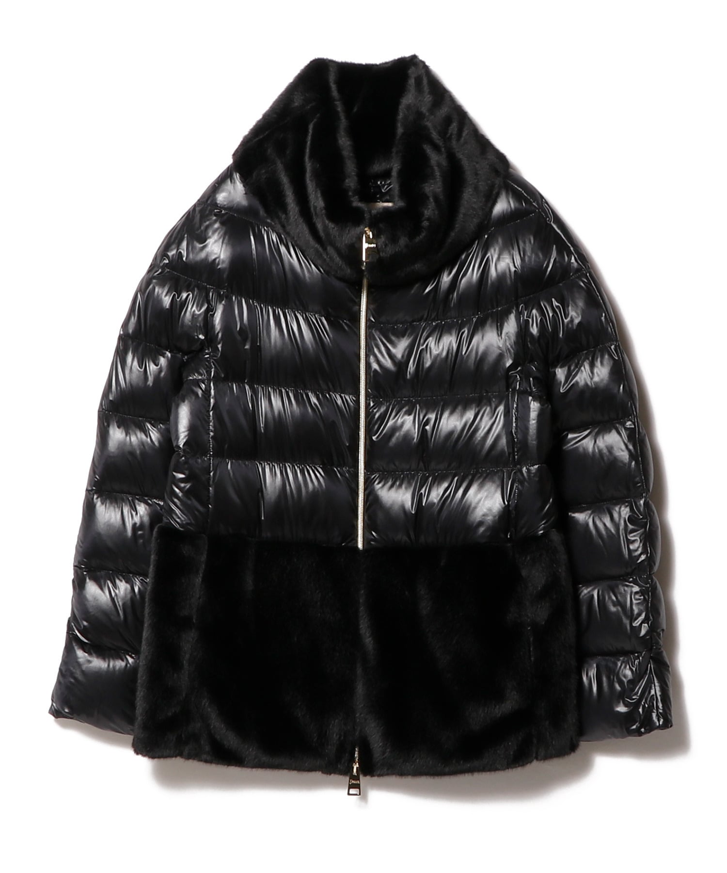 HERNO / 割引特売中 エストネーション*エコファージャケット 【人気】estnation ノーカラージャケット