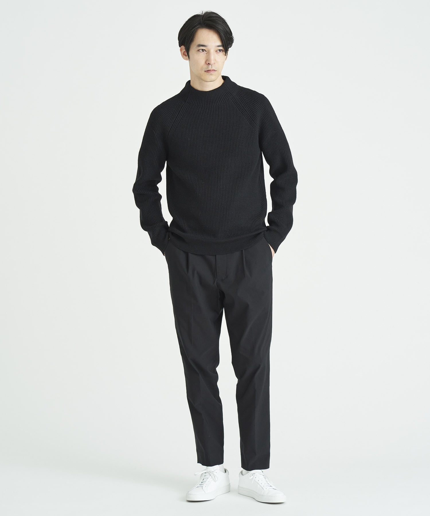 ESTNATION / 畔モックネックウールニット＜ZEGNA BARUFFA＞｜ESTNATION 