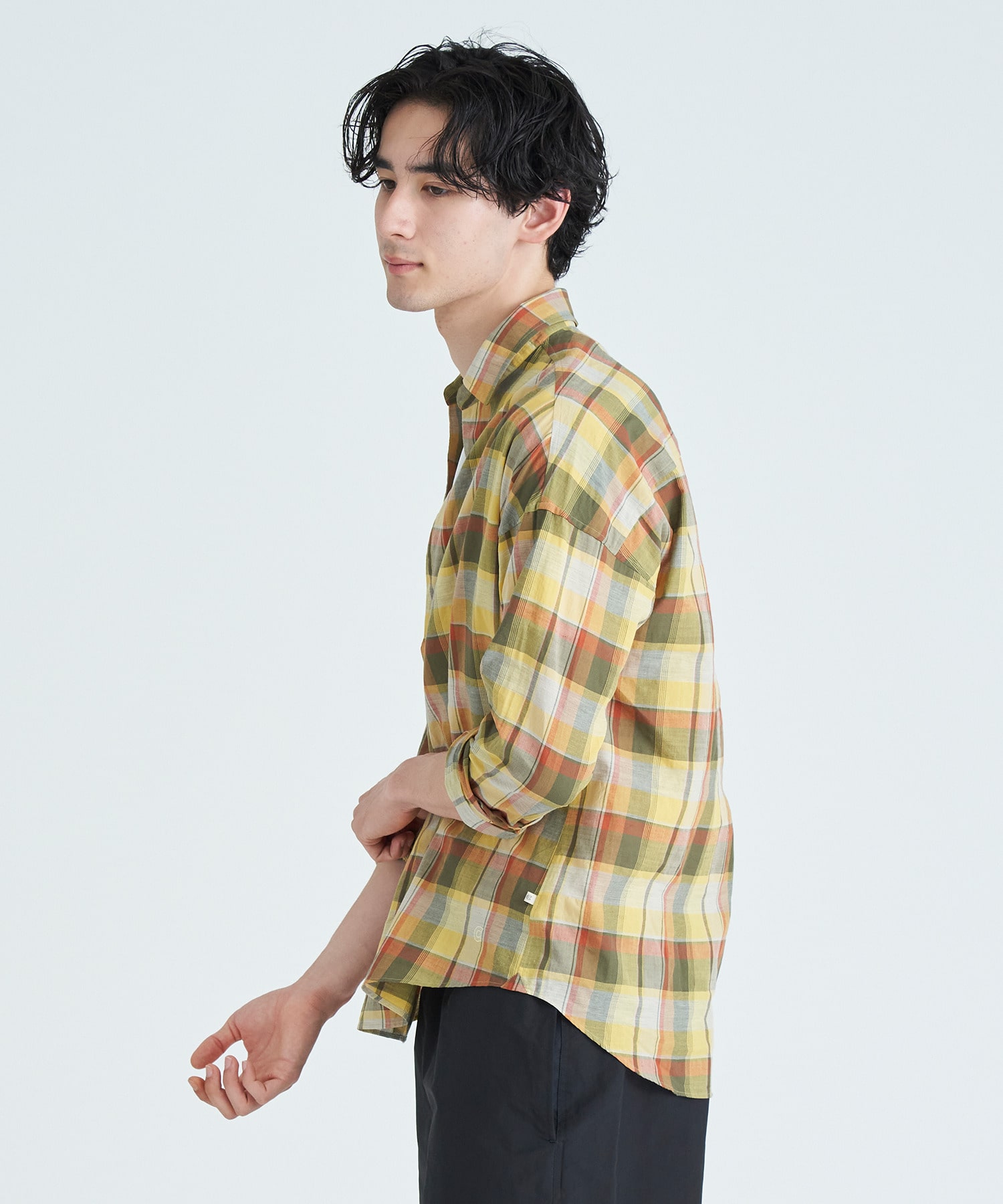 チェック柄プルオーバーシャツ《ESTNATION EXCLUSIVE》