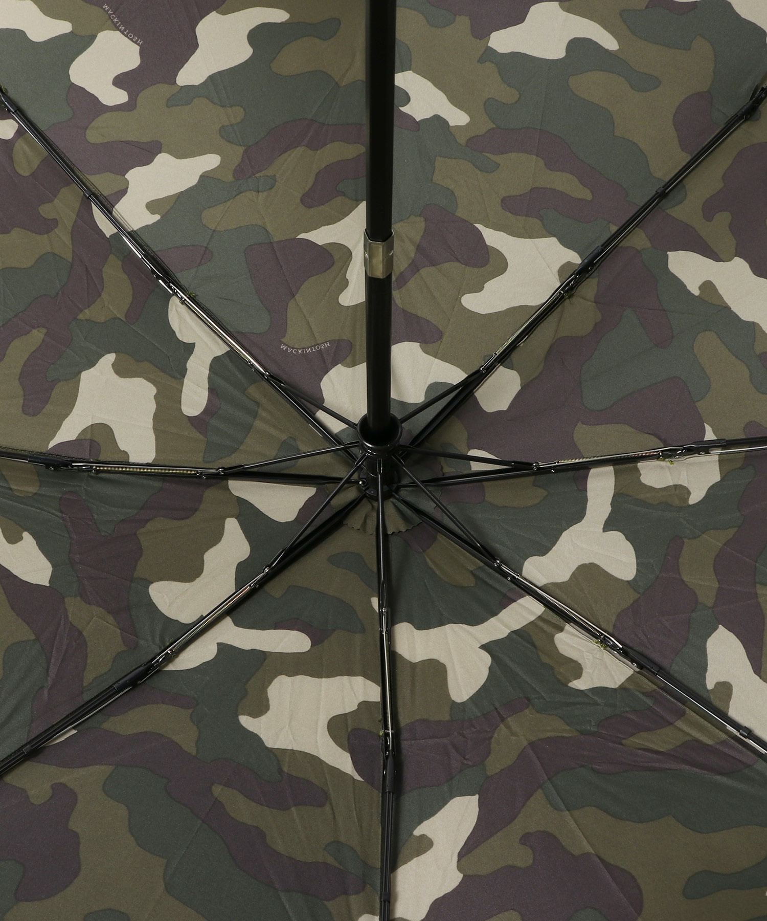 カモフラージュ柄折りたたみ傘 詳細画像 プリント系カーキ 4