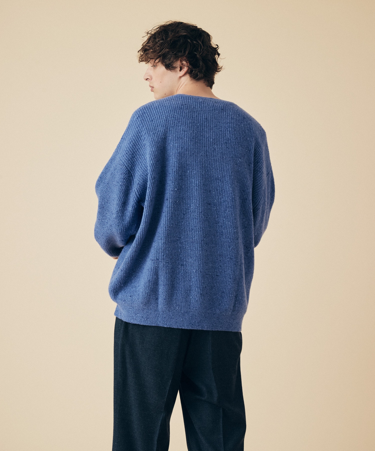 COLUMN / 片畦ヘンリーネックニット<PERMANENT>|ESTNATION ONLINE