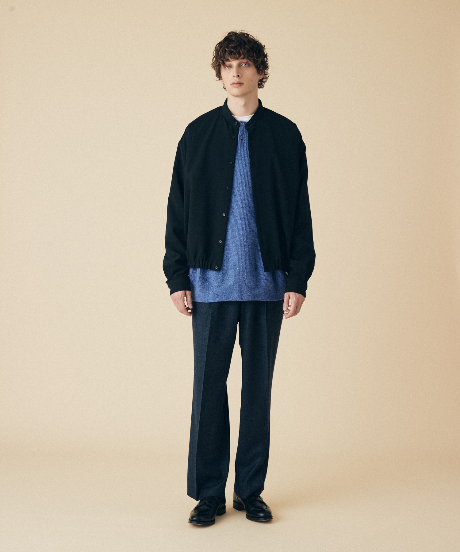 COLUMN / 片畦ヘンリーネックニット<PERMANENT>|ESTNATION ONLINE