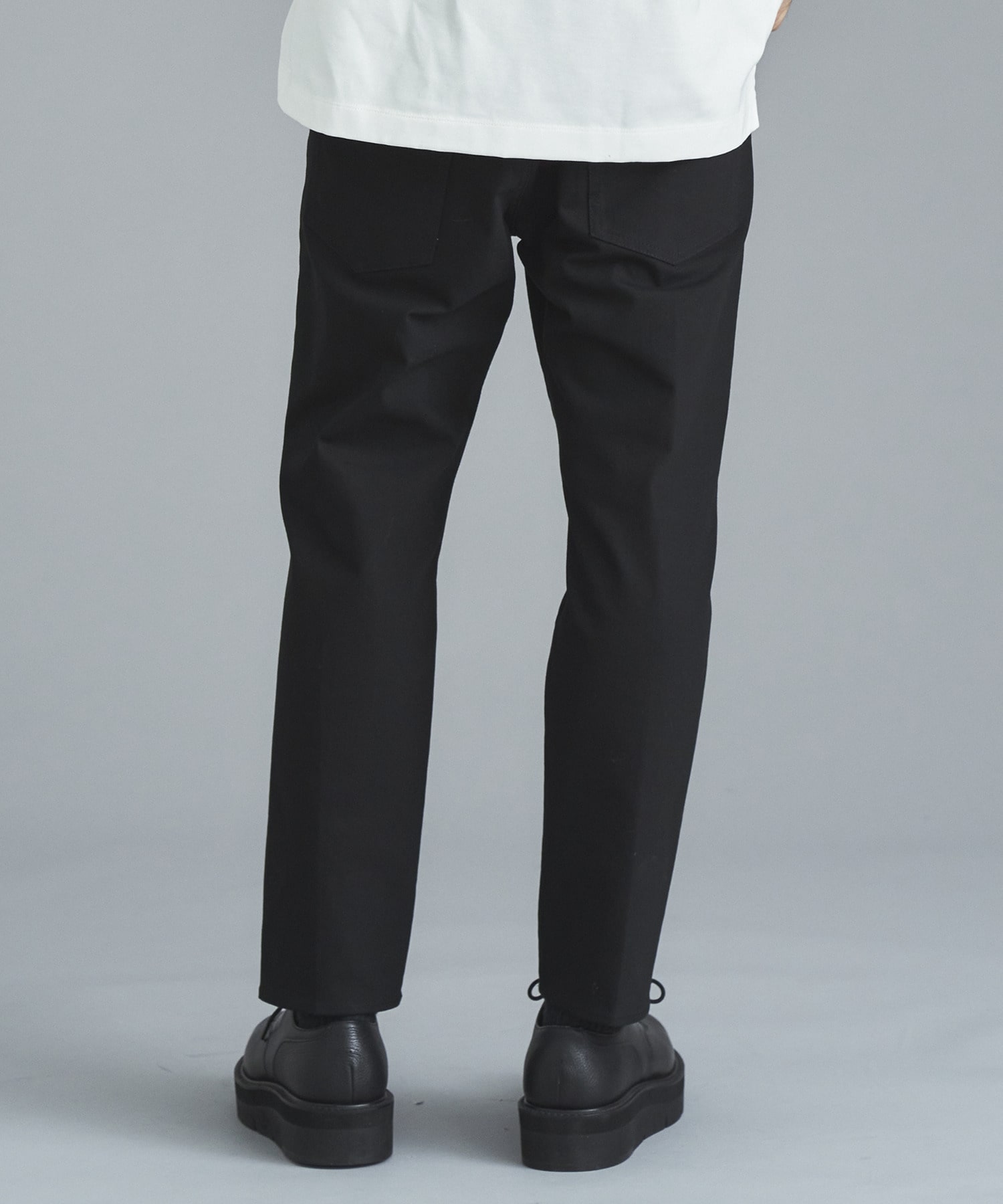 St ANDREWS モノグラムデザイン ストレッチ5ポケットパンツ