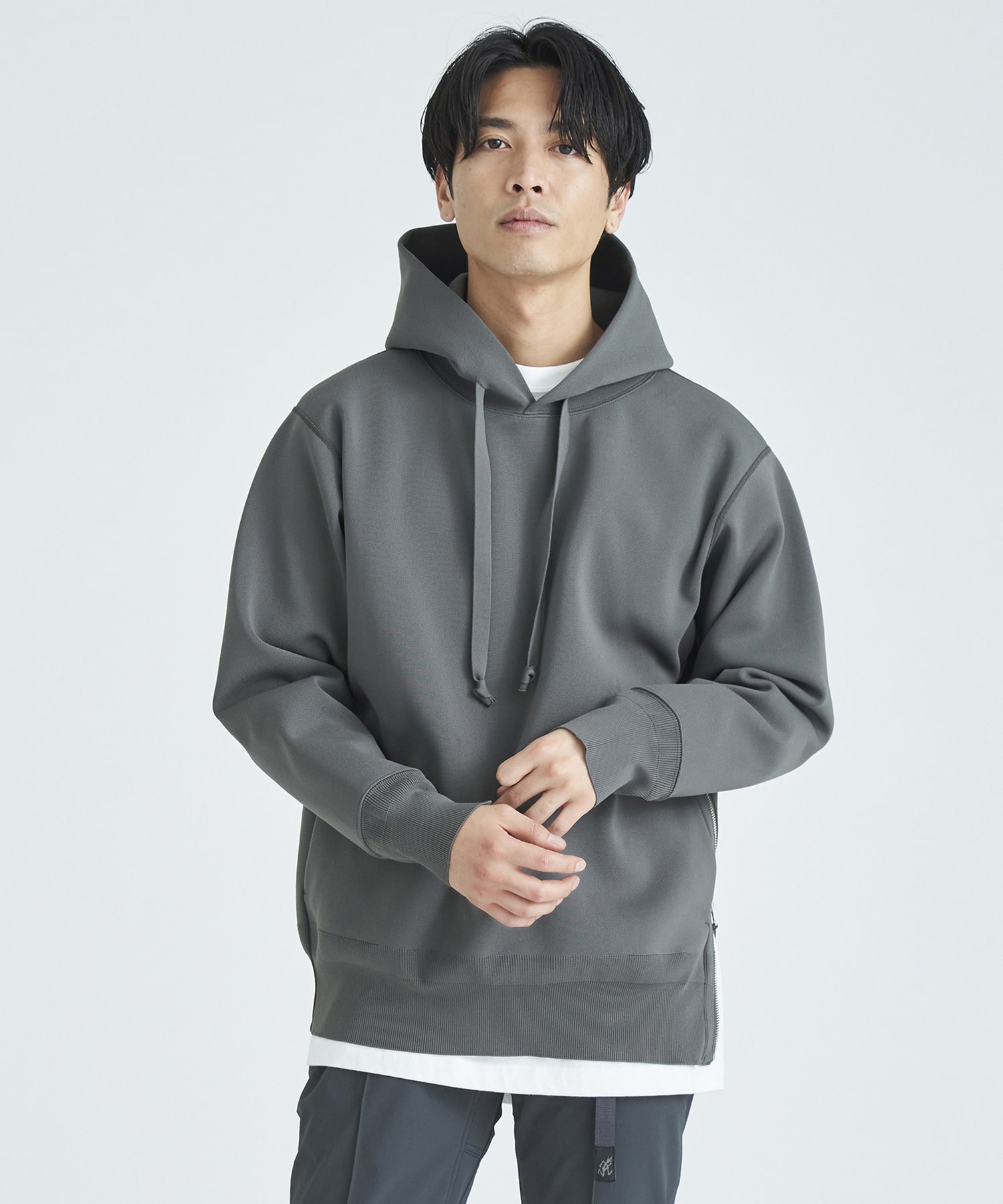ESTNATION / ミラノリブサイドジップフーディー<ECOPET>|ESTNATION