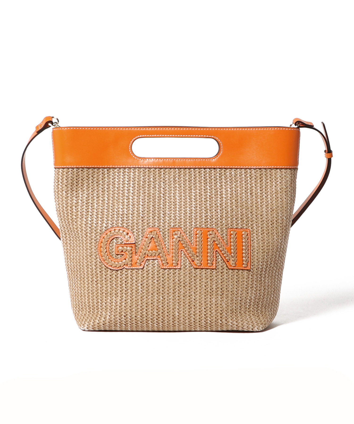 GANNI / ラフィアトートバッグ｜ESTNATION ONLINE STORE