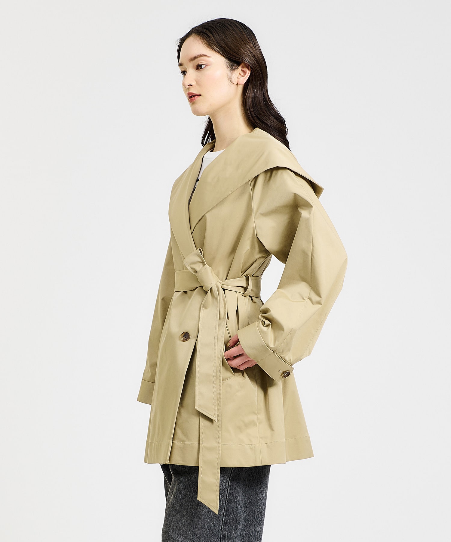 ESTNATION / フーデットショートコート｜ESTNATION ONLINE STORE 