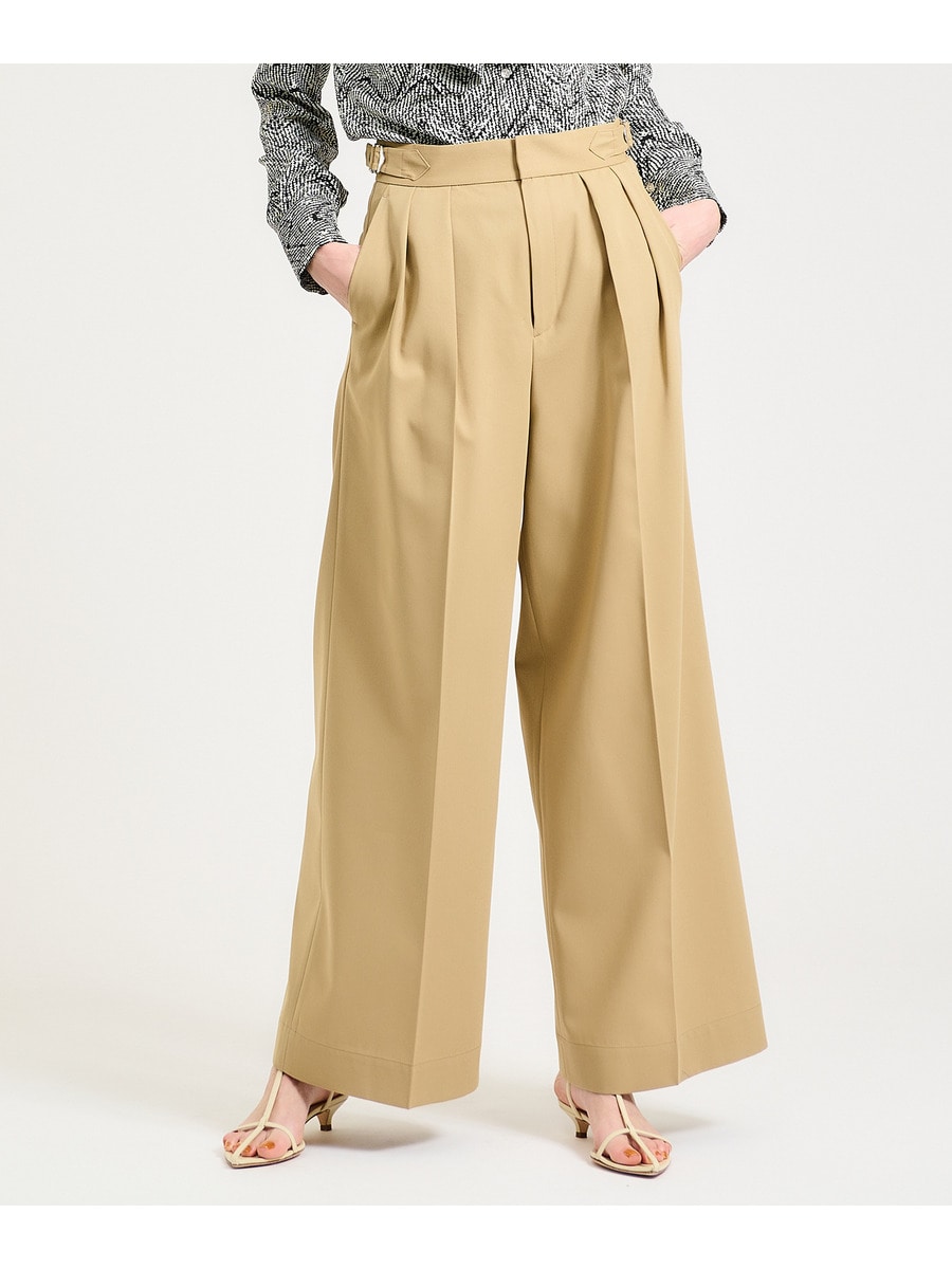 お得セット ESTNATION / コットンポリタックワイドパンツ｜ESTNATION ONLINE パンツ