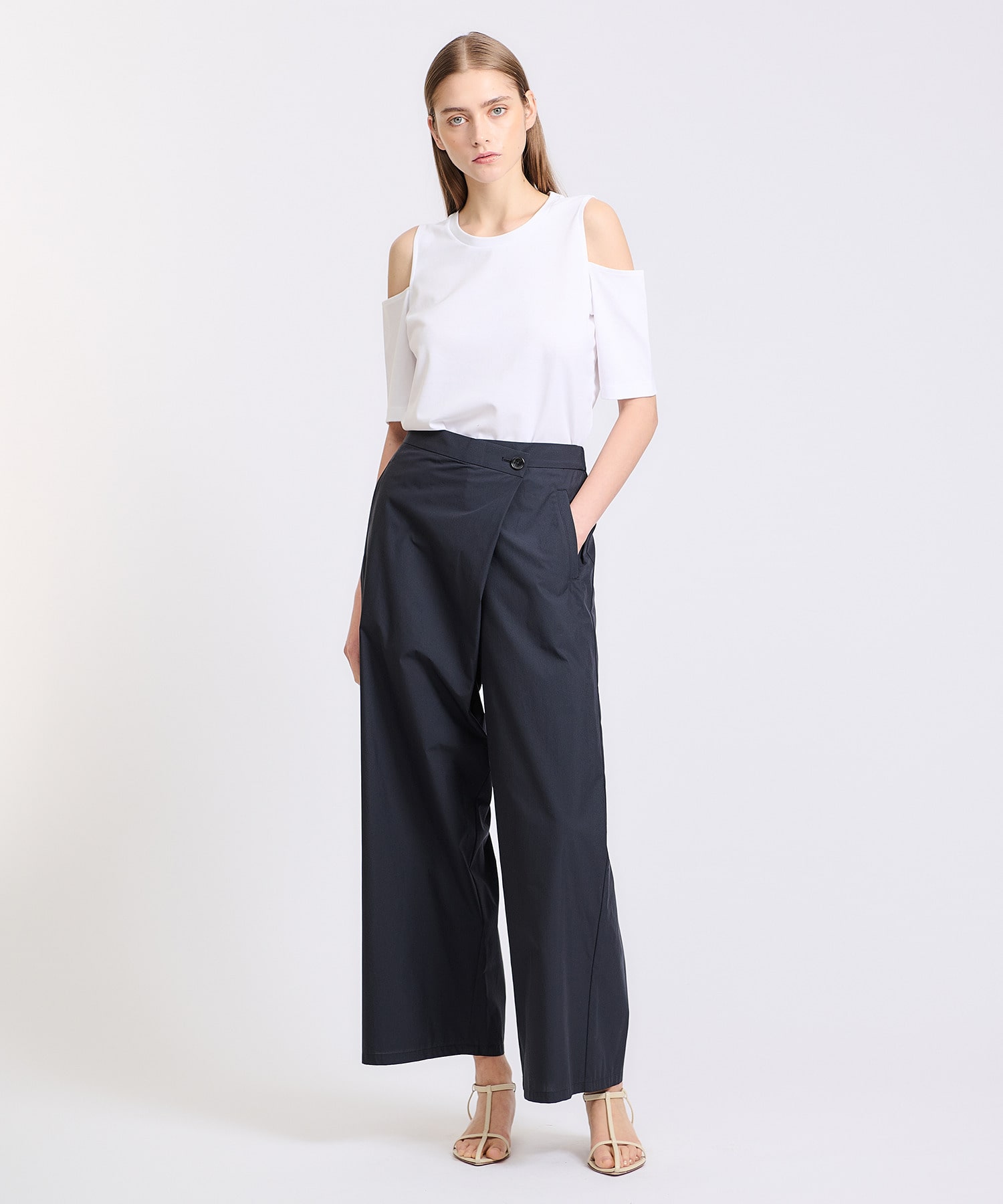 【SALE／10%OFF ESTNATION / ショルダースリットデザインカットソー｜ESTNATION タンクトップ
