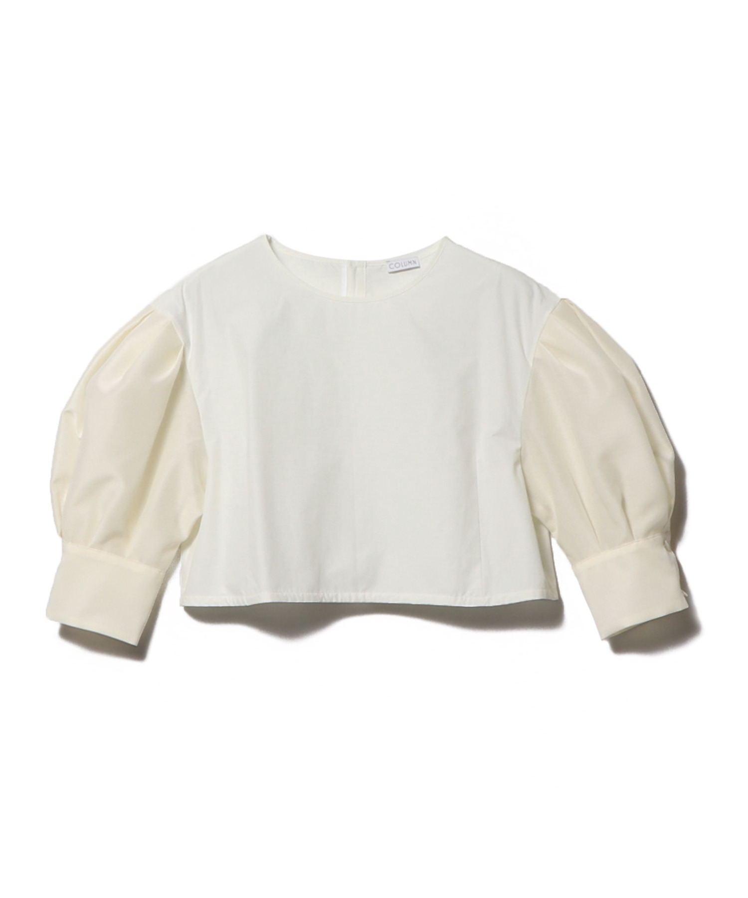 ECBILLE ストライプボリュームブラウス 38 トップス
