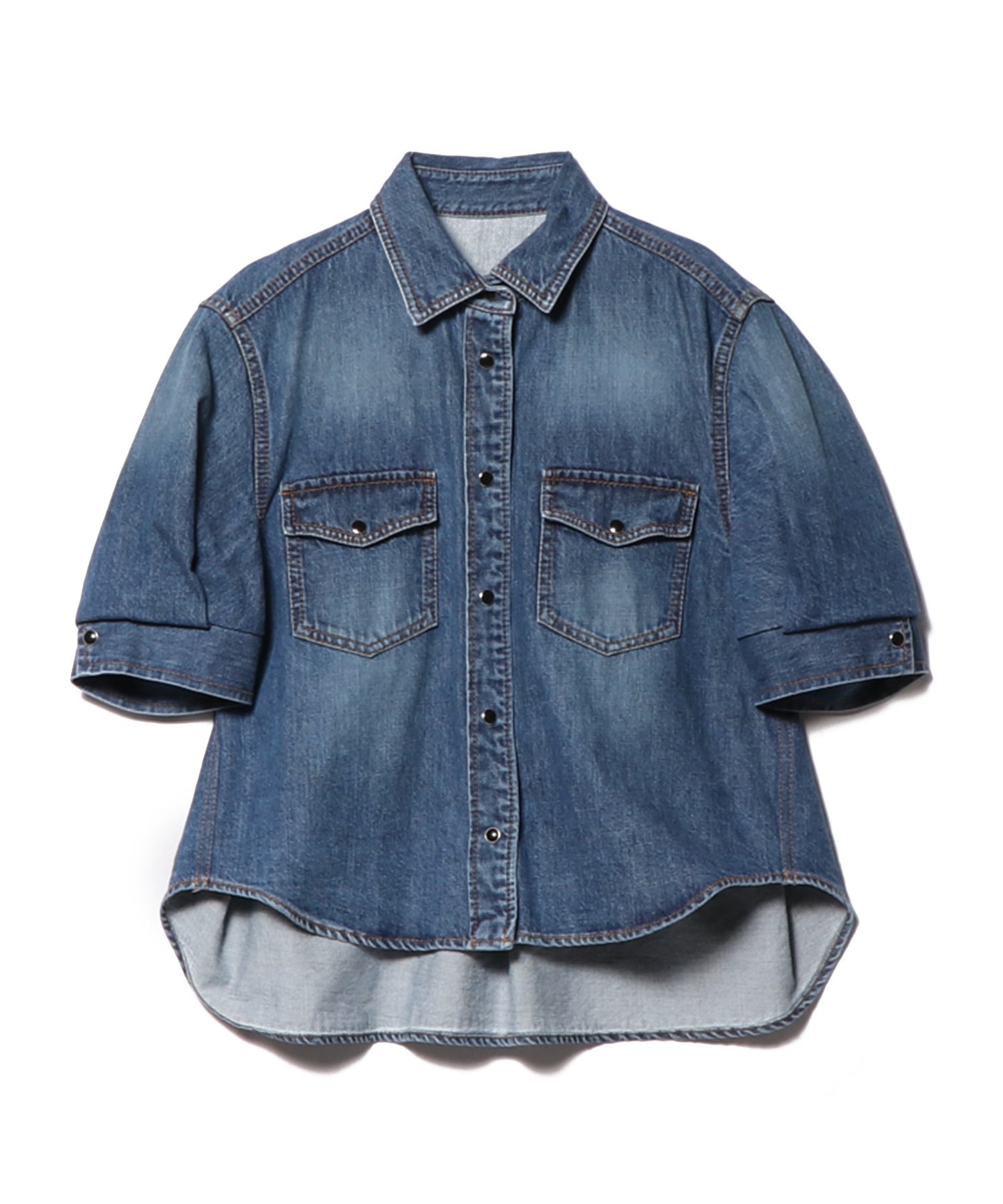 SACAI / ハーフスリーブデニムシャツ|ESTNATION ONLINE STORE
