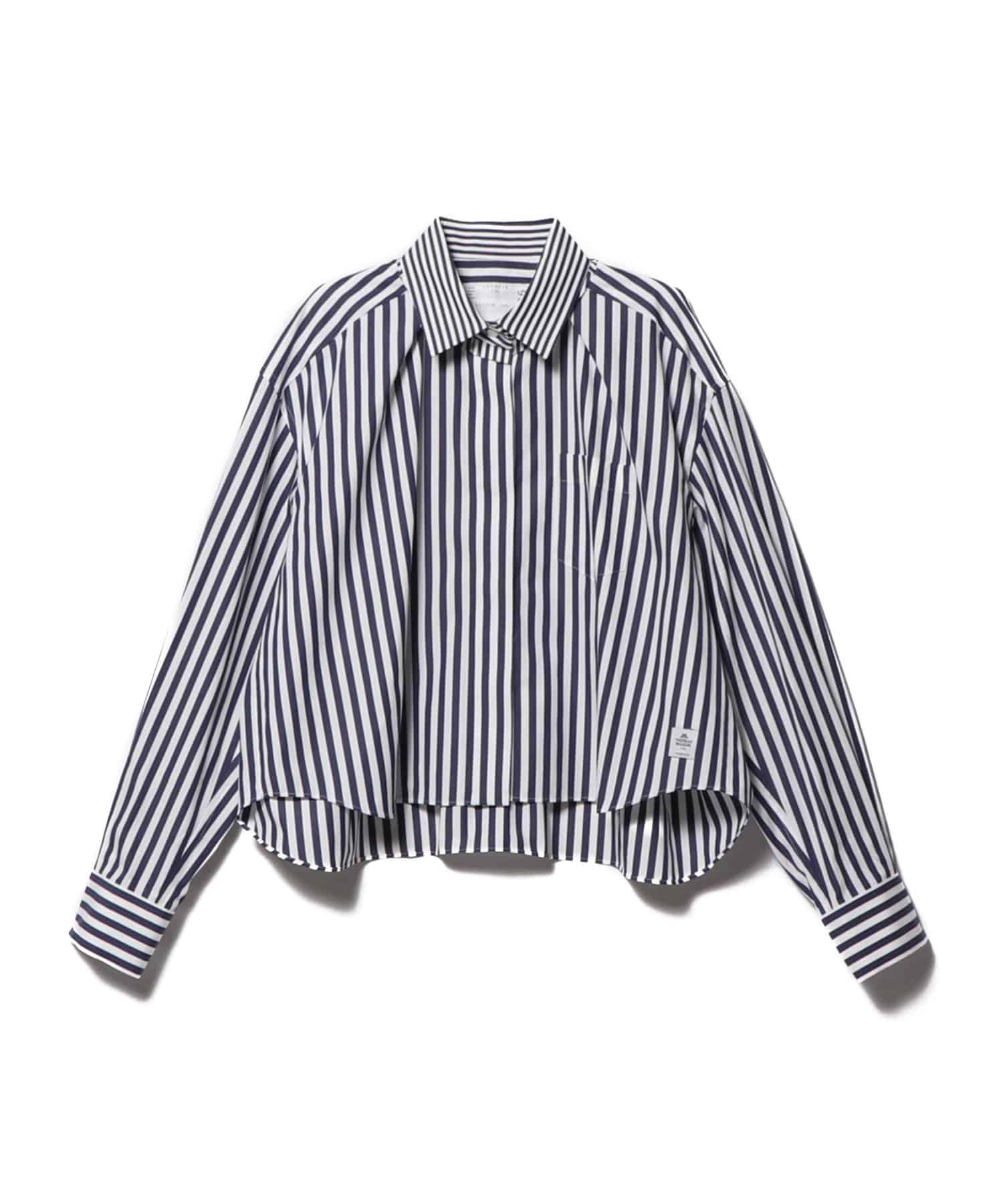 SACAI / コットンポプリンストライプシャツ|ESTNATION ONLINE STORE|エストネーション 公式通販