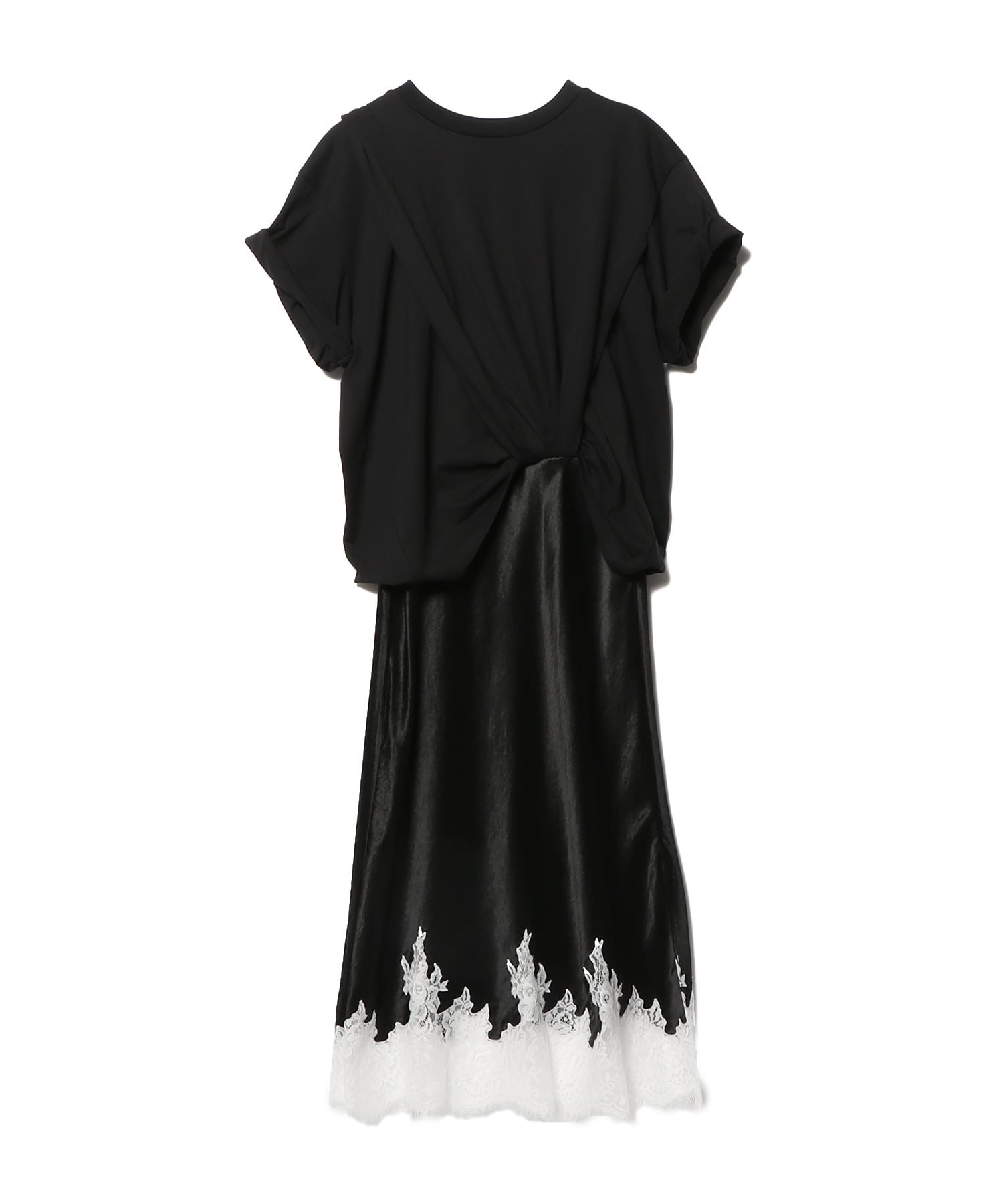 3.1 phillip lim / ドレープ Tシャツスリップコンボドレス|ESTNATION