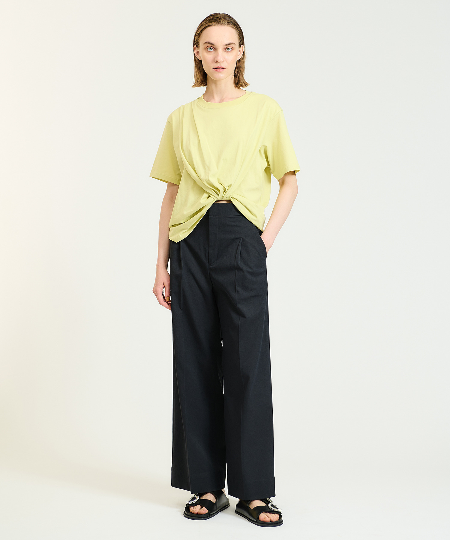 3.1 phillip lim / ドレープコットンジャージーTシャツ｜ESTNATION 