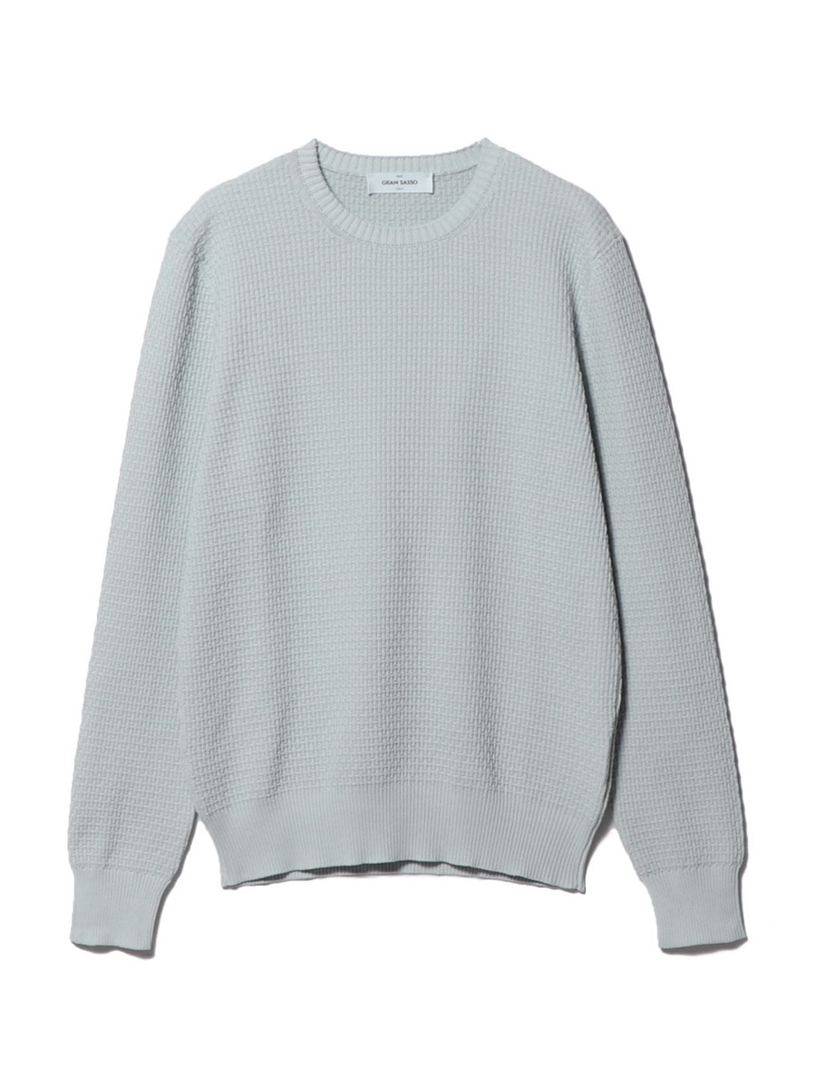 GRAN SASSO / クルーネック イントレニット《ESTNATION
