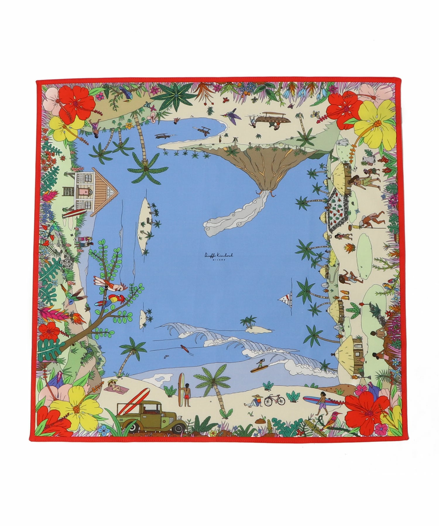 KINLOCH / &amp;quot;Hawaii&amp;quot; コットンプリントハンカチーフ｜ESTNATION ONLINE STORE｜エストネーション 公式通販