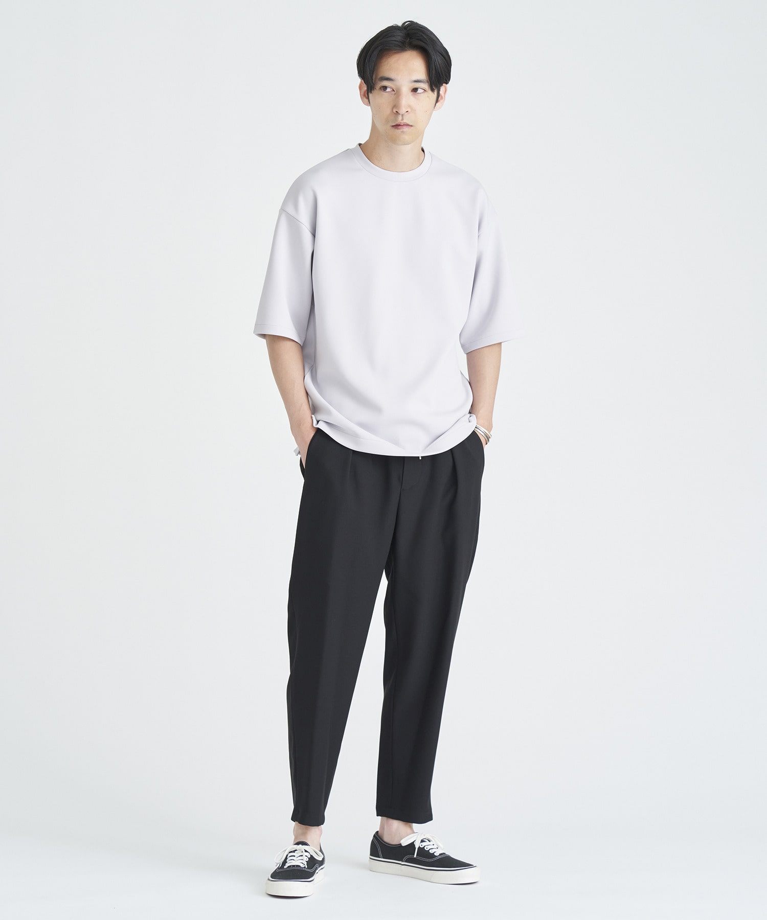 ESTNATION / ポリエステルワイドテーパードパンツ｜ESTNATION ONLINE