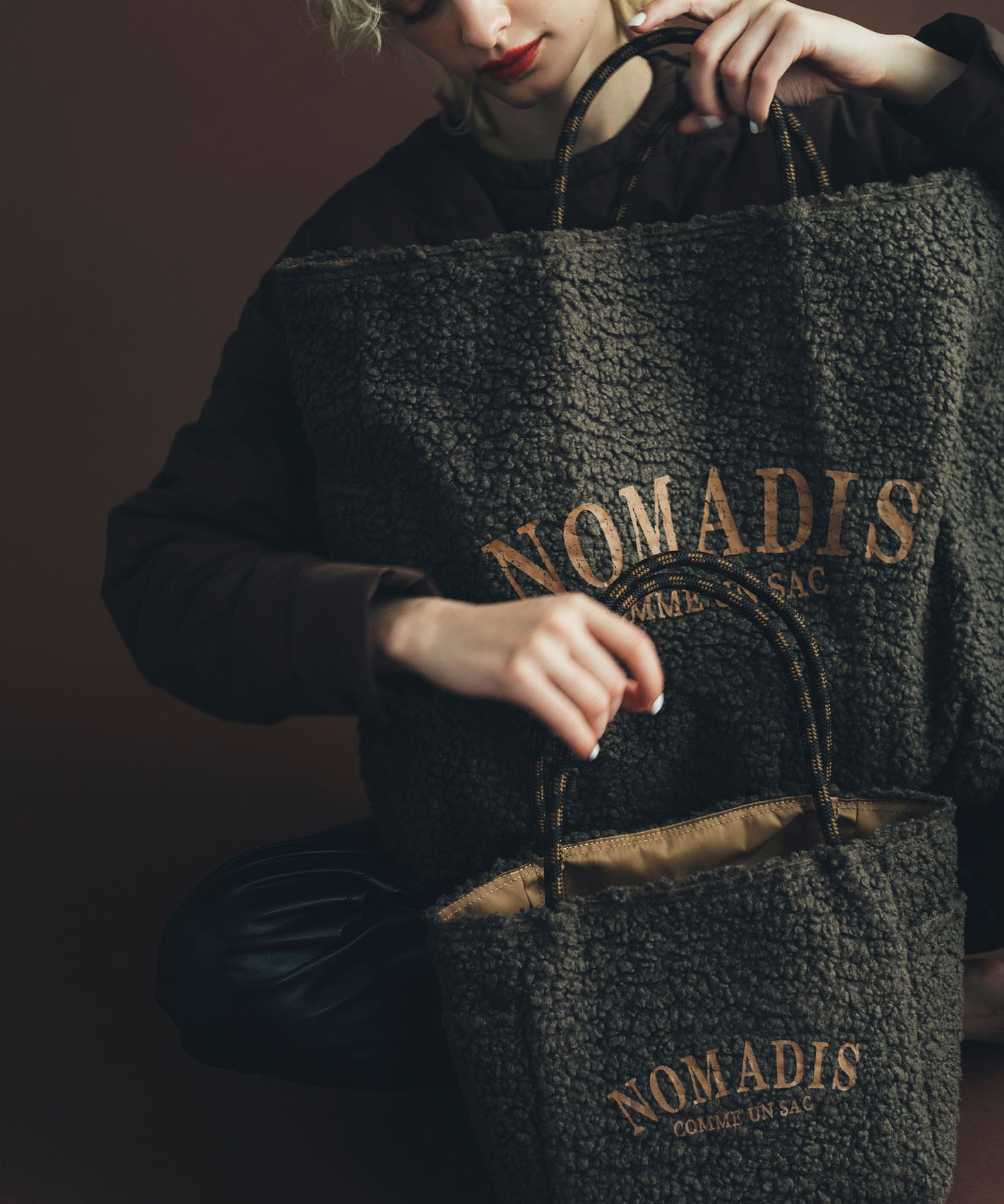 NOMADIS / SAC Petit ボアトートバッグ｜ESTNATION ONLINE STORE ...