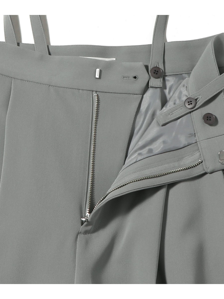 ESTNATION / ストレッチツイルワイドキュロットパンツ｜ESTNATION