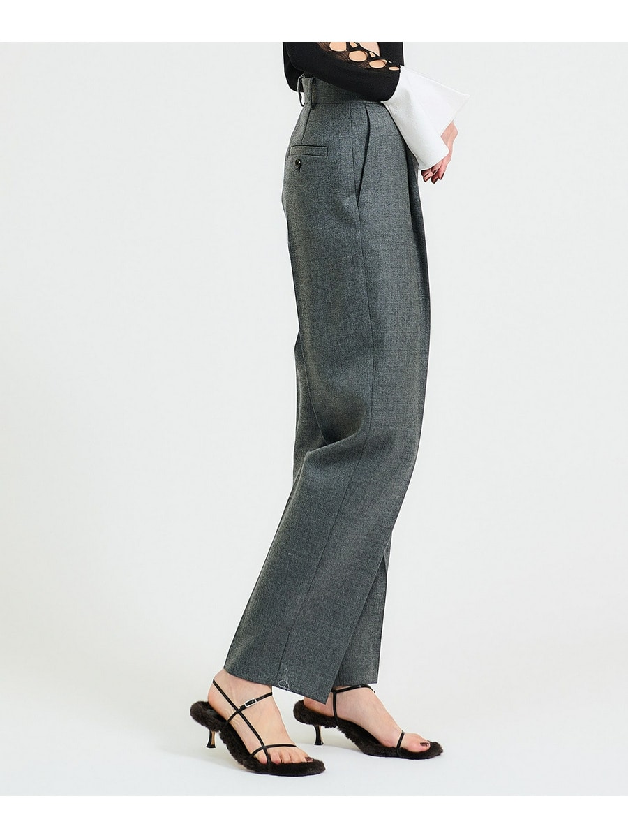 【CYCLASシクラス】ウールワンタックテーパードパンツ　ブラック　32 zz-3210907100297_417-4.jpg?