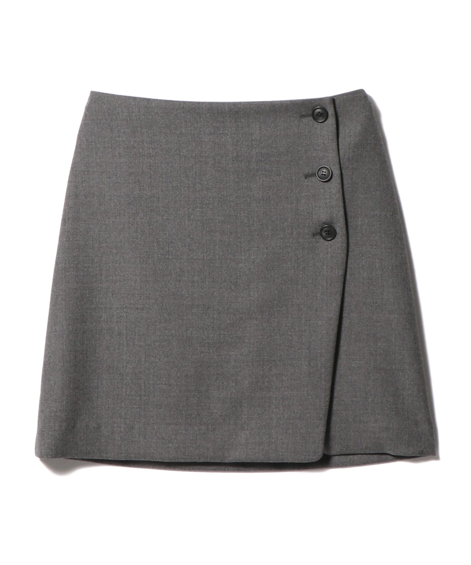 ESTNATION / 【CLASSY. 11月号掲載】ウールサイドボタンミニスカート ESTNATION / 【CLASSY. 11月号掲載】ウールサイドボタンミニスカート