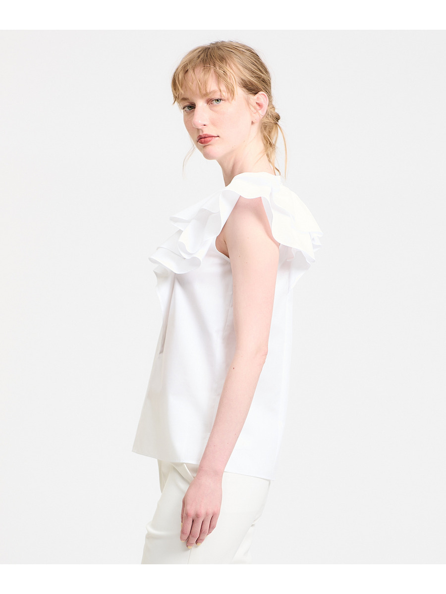 ESTNATION / ショルダーフリルブラウス《ONLINE EXCLUSIVE 