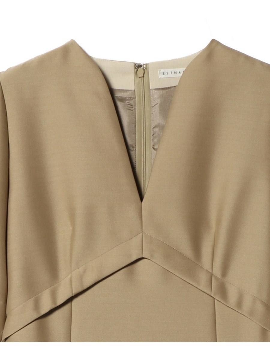 ワンピース ESTNATION ESTNATION / ダブルクロスワンピース｜ESTNATION ONLINE STORE