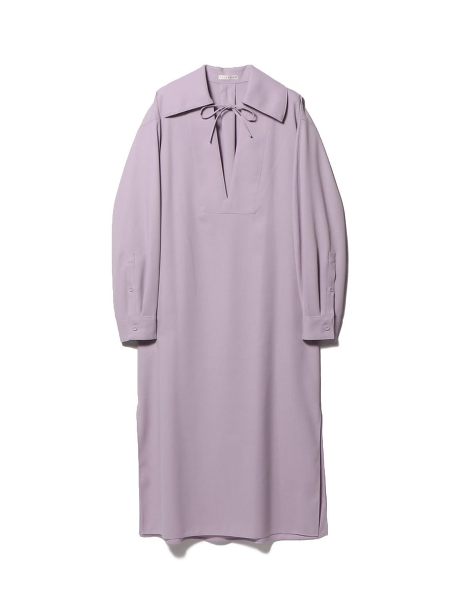 ZARA - ザラ シャツワンピース スキッパーカラー 長袖 ミニ丈 M
