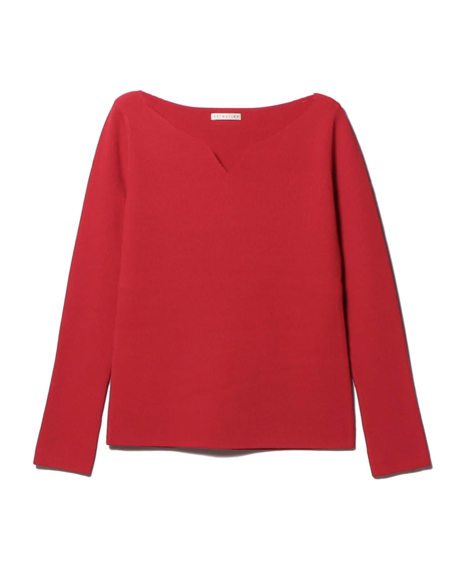 ESTNATION / ハートネックリブニット｜ESTNATION ONLINE STORE