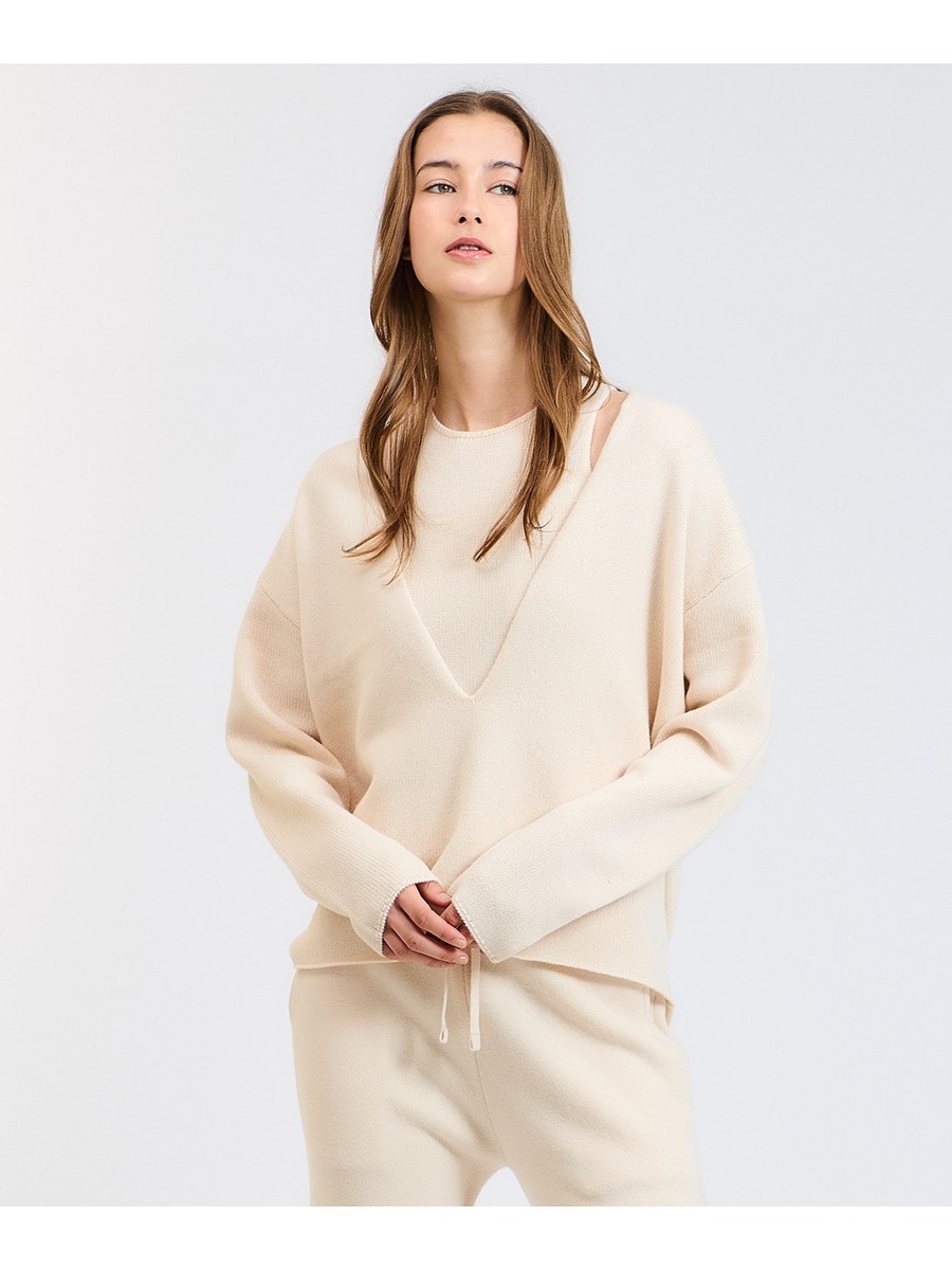 ESTNATION / リュクスカシミヤVネックプルオーバー｜ESTNATION ONLINE