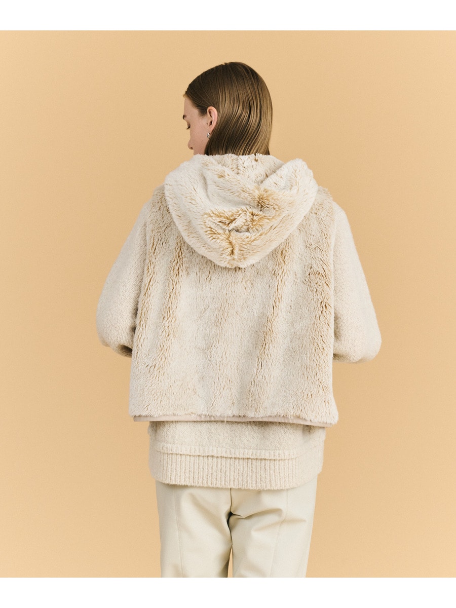 美品 ESTNATION COLUMN / ボアショートコート