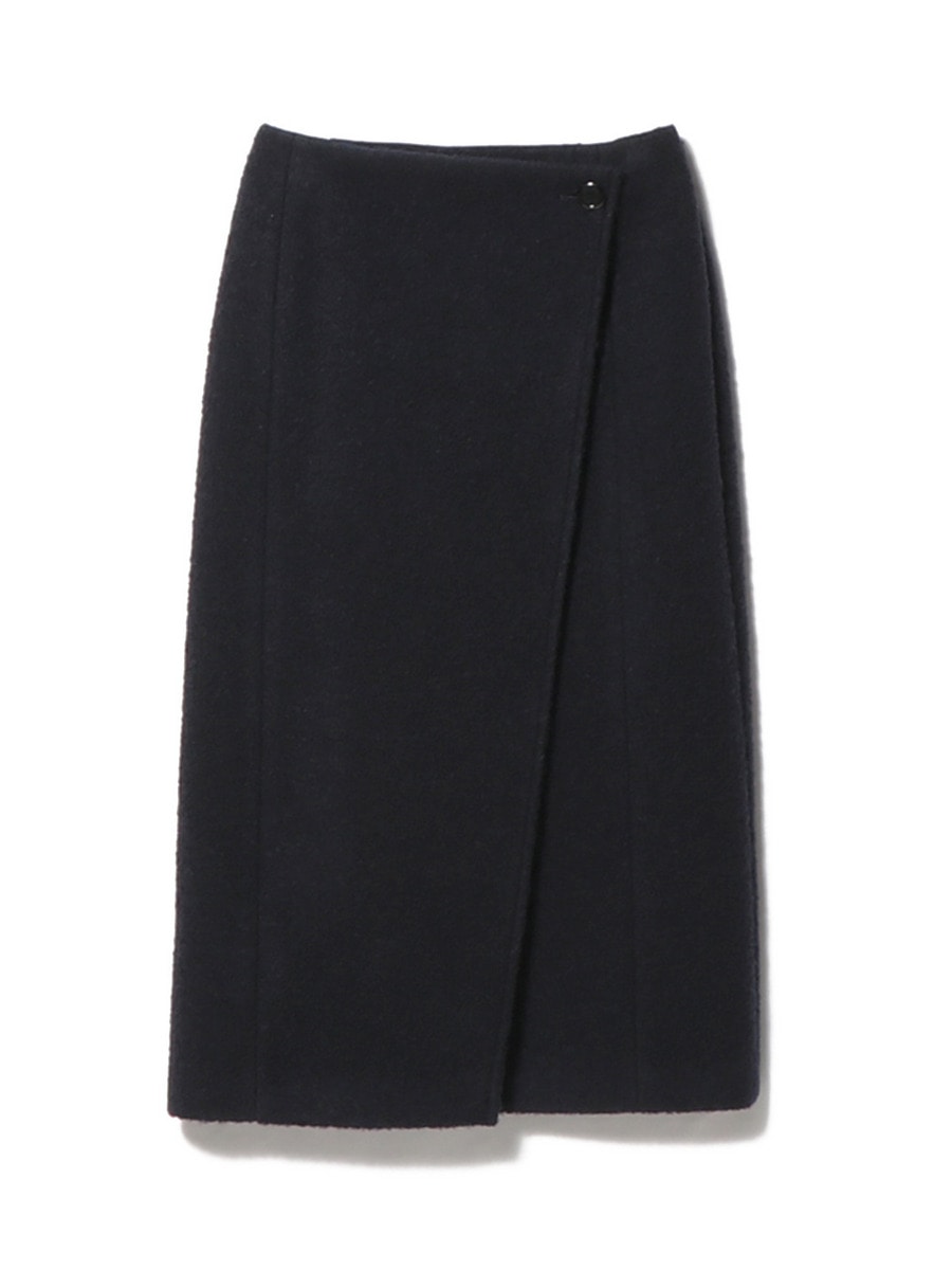 COLUMN プリーツ ロング スカート スリット ブラック COLUMN / ツイードスリットスカート｜ESTNATION ONLINE STORE