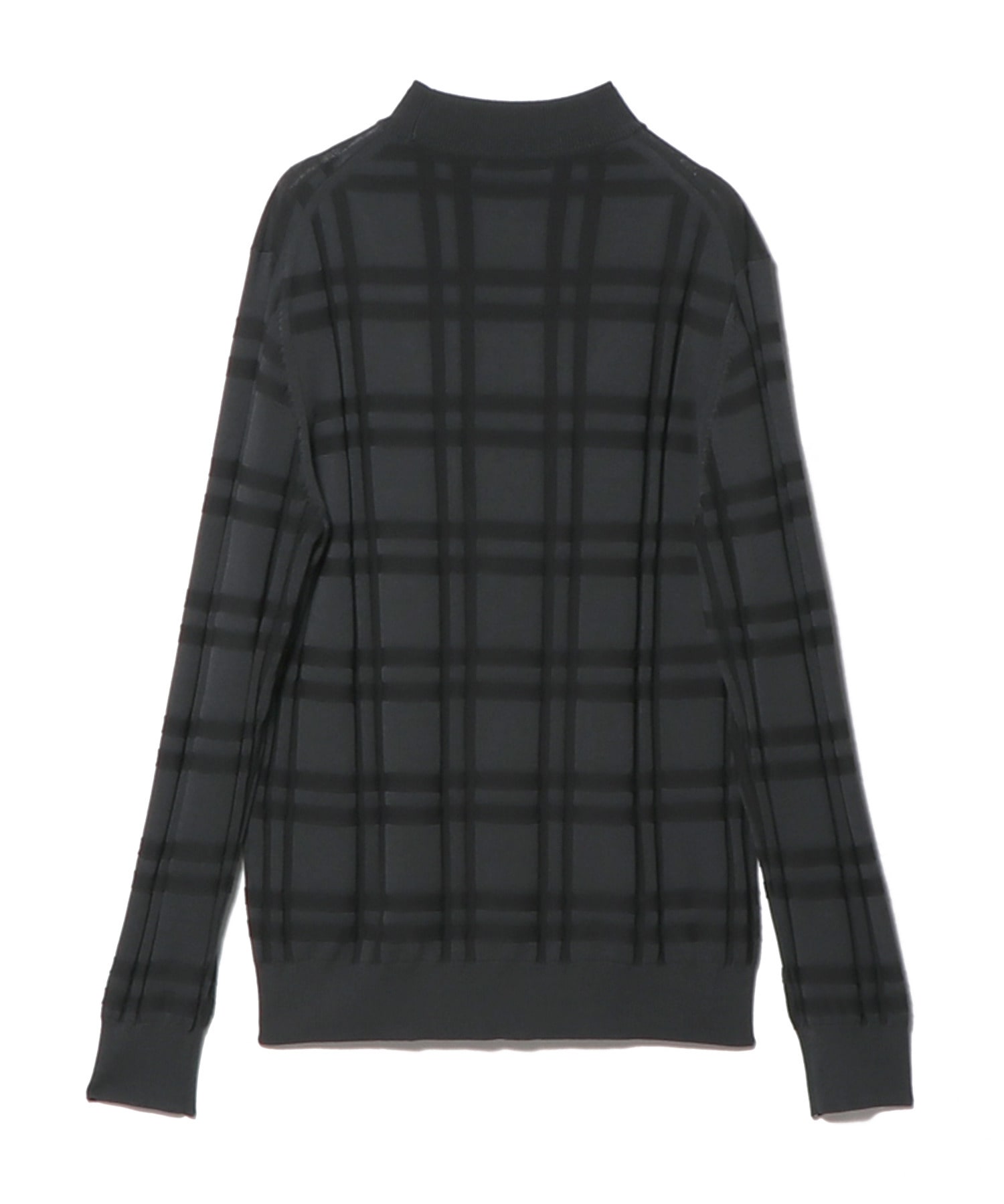 ESTNATION / ビッグチェックモックネックニット|ESTNATION ONLINE ESTNATION / ビッグチェックモックネックニット|ESTNATION ONLINE