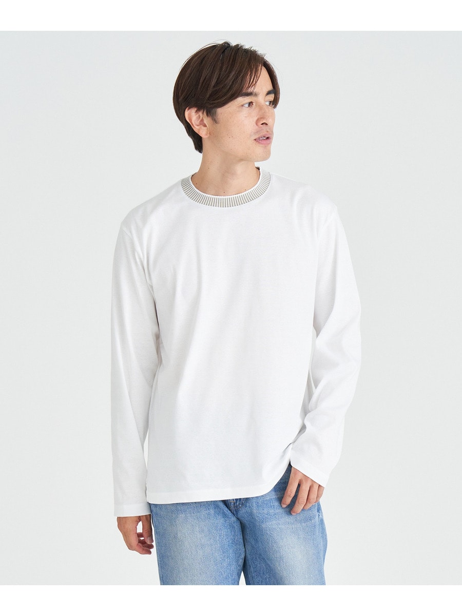 ESTNATION / ロングスリーブリブネックTシャツ｜ESTNATION