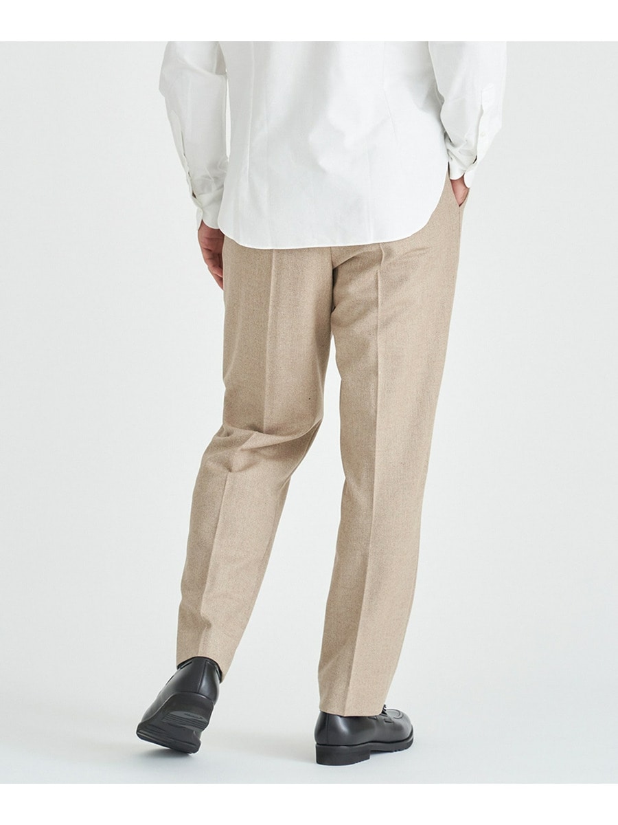 NUMBER M / ウォッシャブルツイードテーパードパンツ《ESTNATION