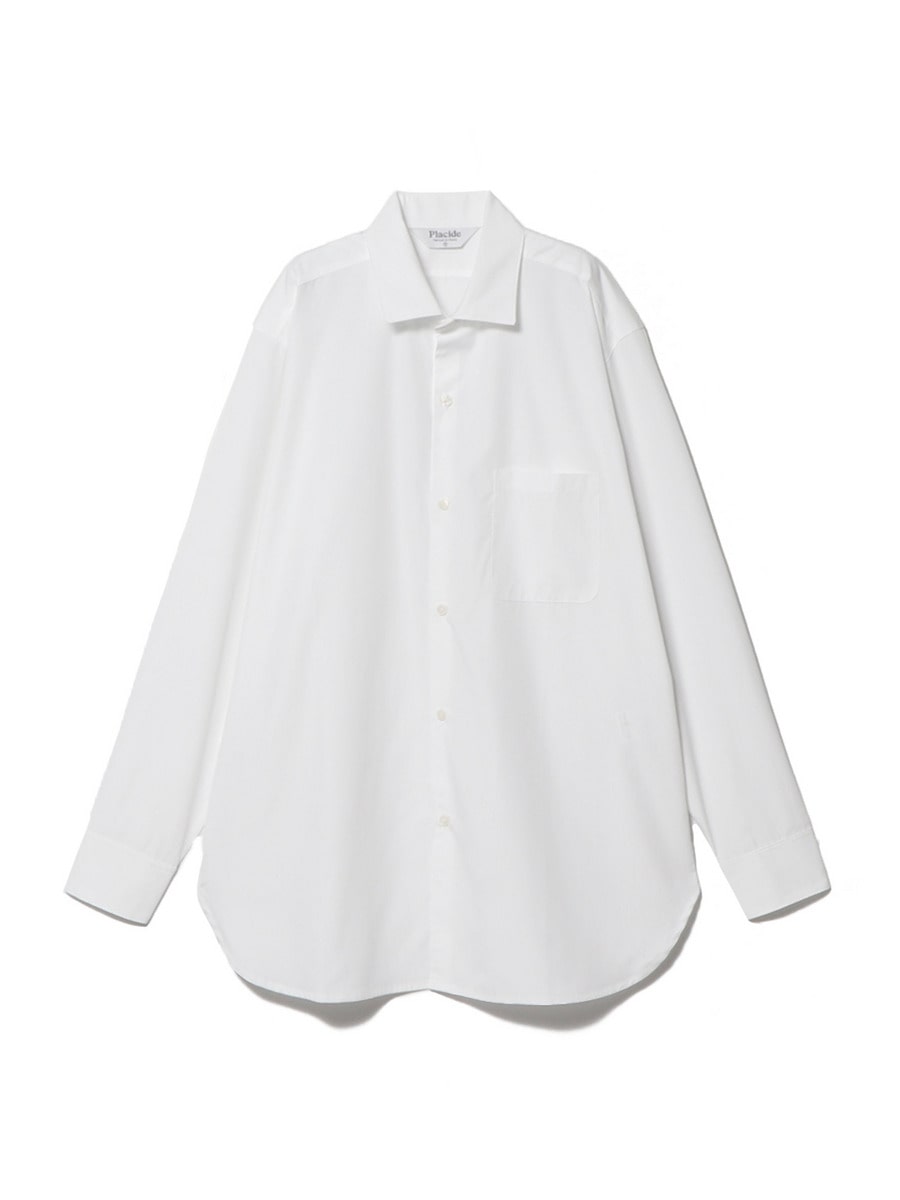 美品 エストネーション ESTNATION コットンスキッパーシャツ 洗える 紺 美品＊エストネーション コットンスキッパーシャツ38 ネイビー