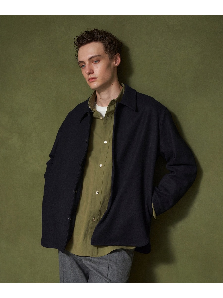 スウェードシャツブルゾン COLUMN / ラムウールシャツブルゾン｜ESTNATION ONLINE STORE