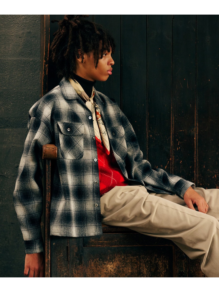 PENDLETON / ウールオンブレチェックシャツ《ESTNATION