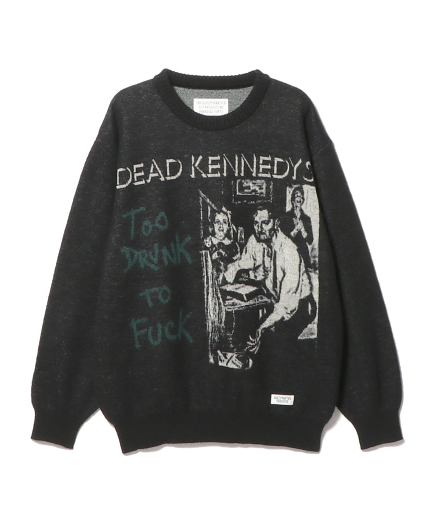 WACKOMARIA / DEAD KENNEDYS モヘヤクルーネックニット｜ESTNATION