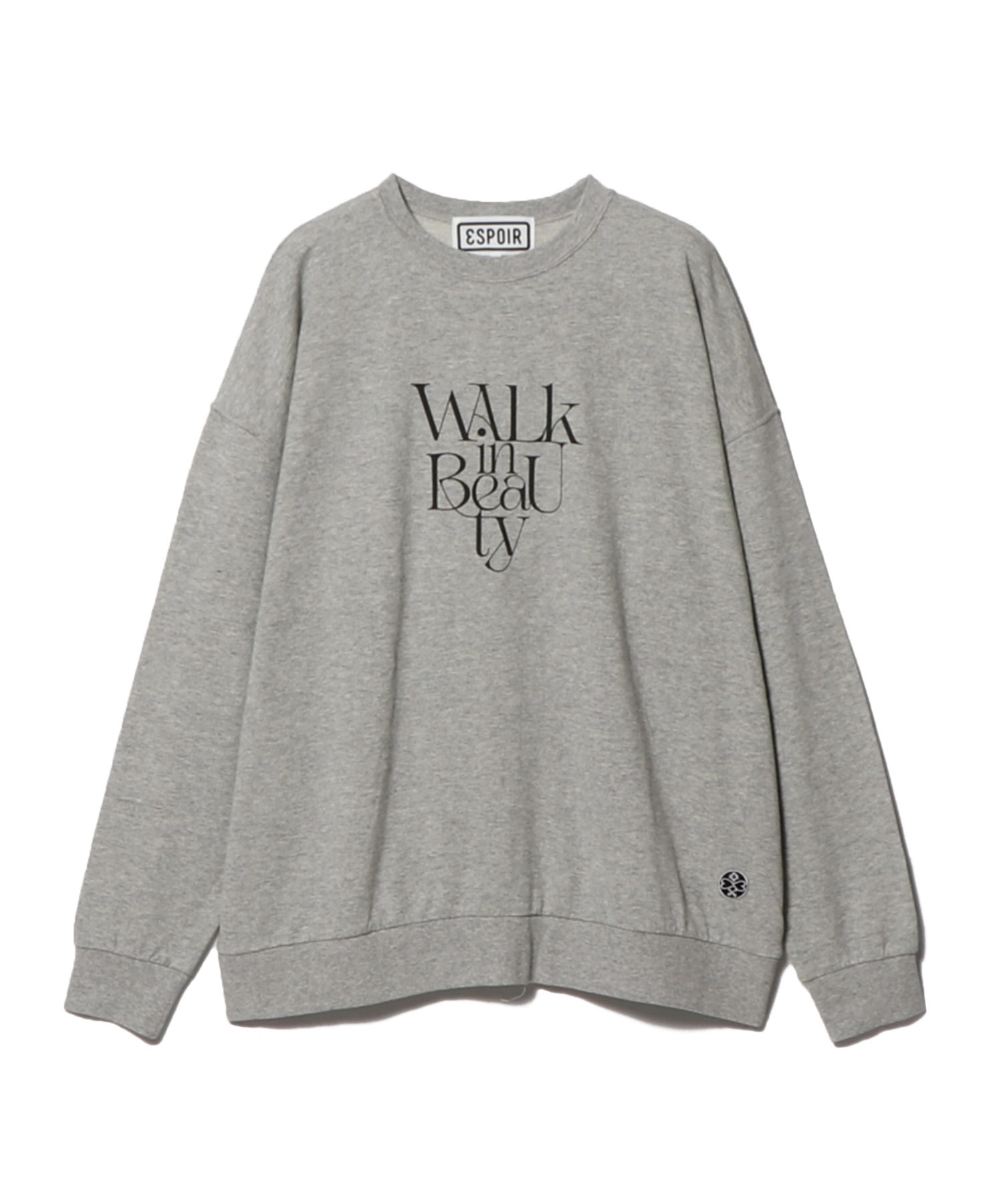 ESPOIR / WALK IN BEAUTY プリントスウェットシャツ|ESTNATION ONLINE